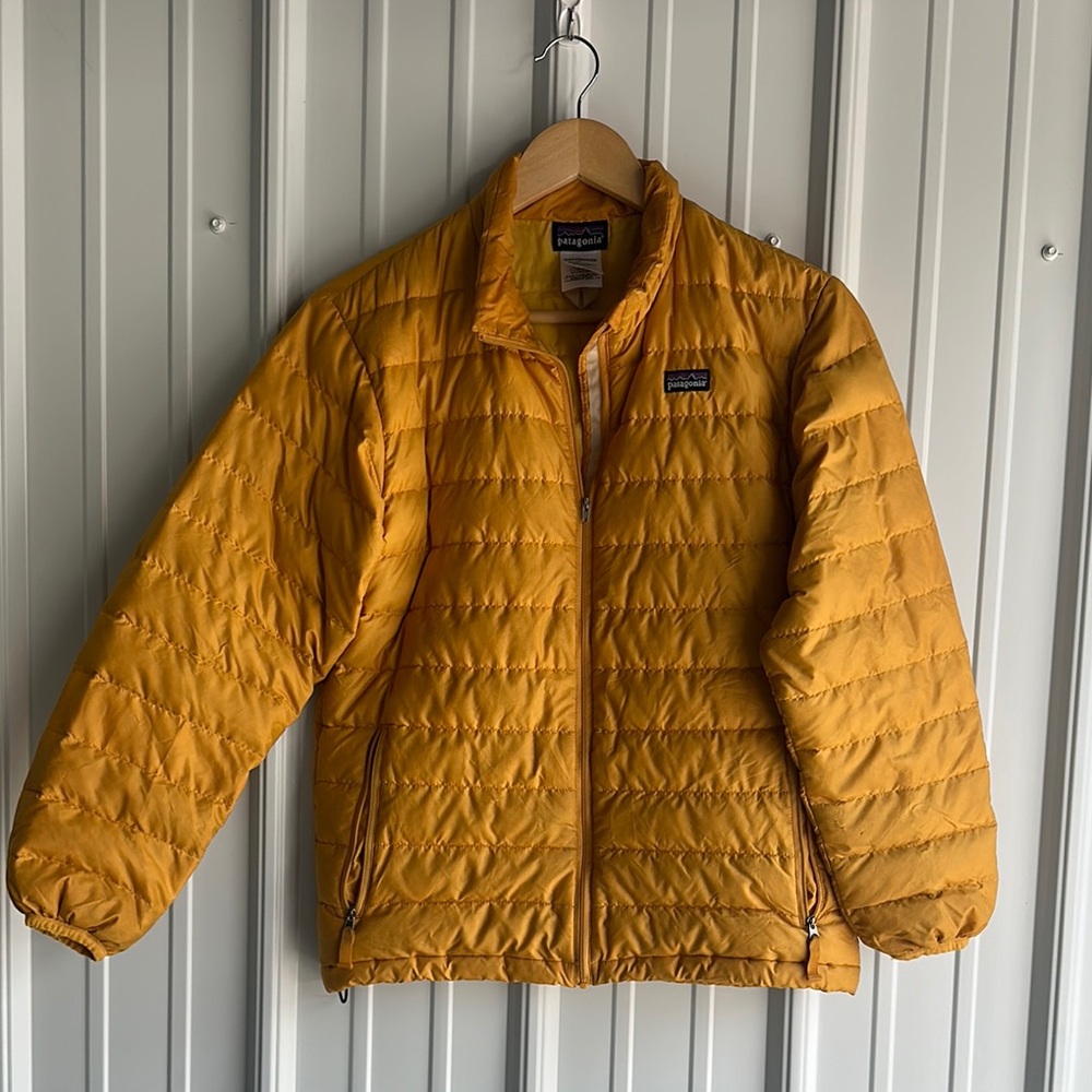 Patagonia Kids Puffer Jacket - Mustard Yellow